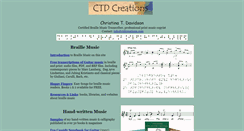 Desktop Screenshot of ctdcreations.com